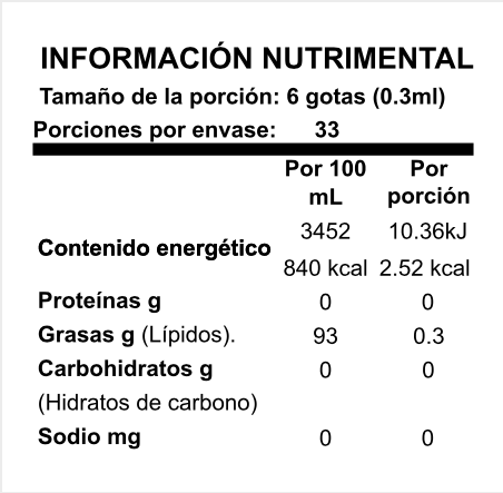 Aceite 750MG Sabor Tocino